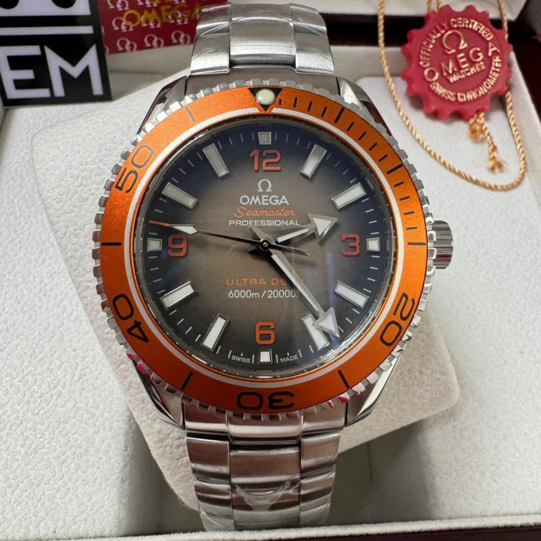 Seamaster Ultra Deep – Orange / Steel