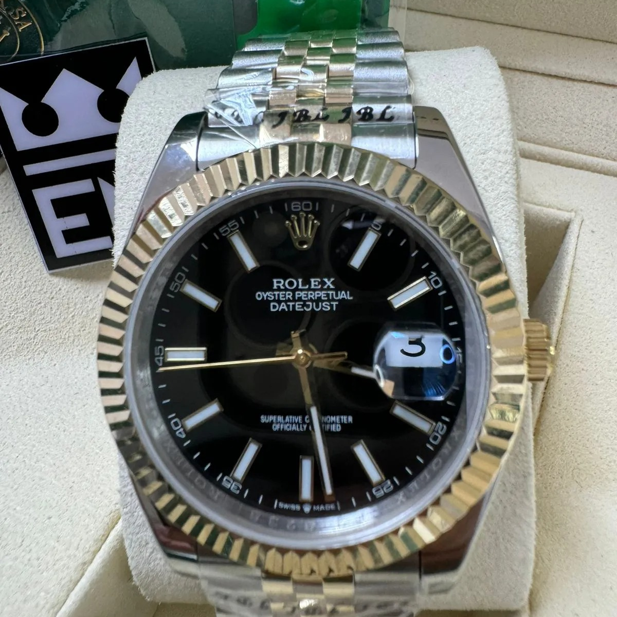 RX Datejust 41 – Black Dial – Rolesor
