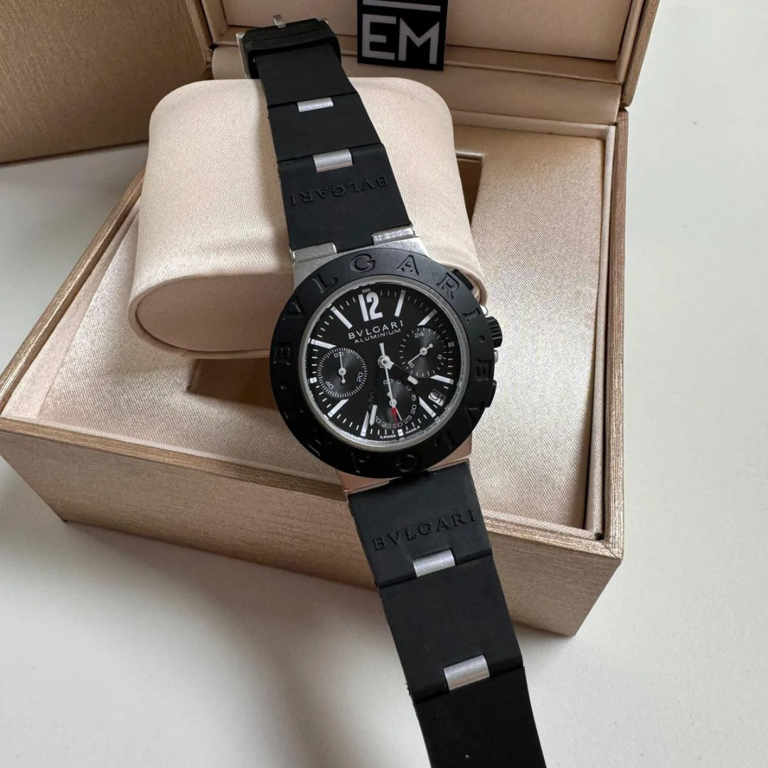 Aluminium Chronograph Black
