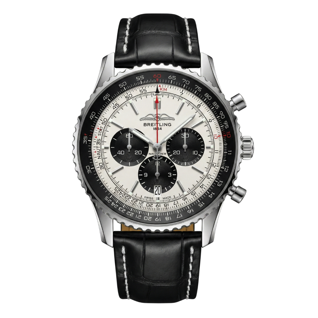 Navitimer Chronograph Stainless Steel Black/White