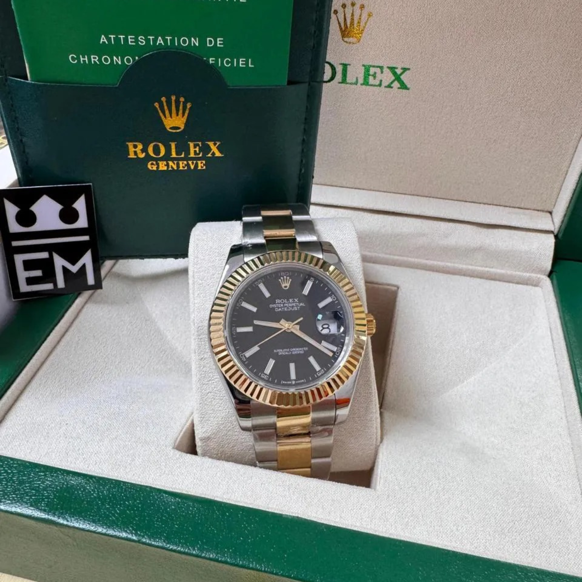 RX Datejust 41 – Black Dial