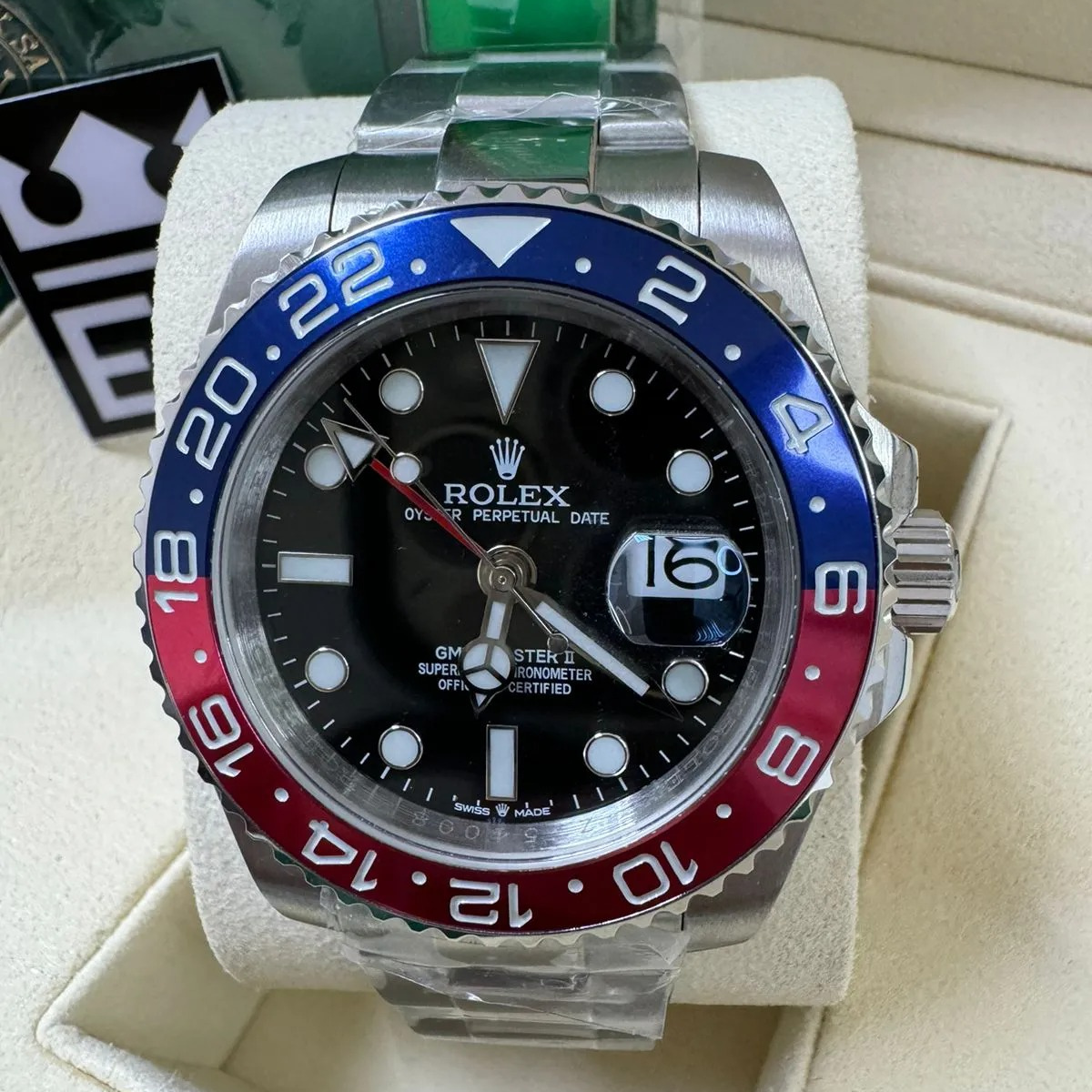 RX GMT-Master II 126710 BLRO – Red/Blue Ceramic – 904L Stainless Steel