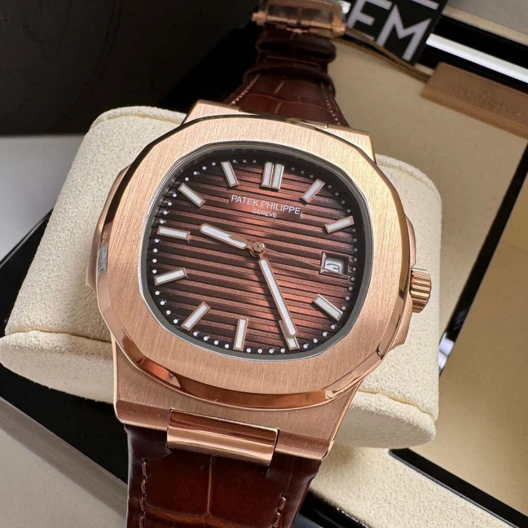 PP  Nautilus Rose Gold Brown Automatic