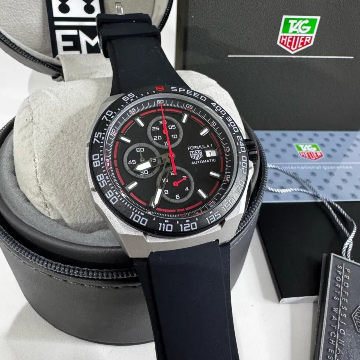TH Formula 1 Automatic Chronograph – Black Red